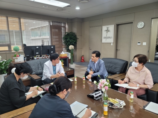 경남도, 보건의료노조 관련 양산부산대학교병원 현장 점검